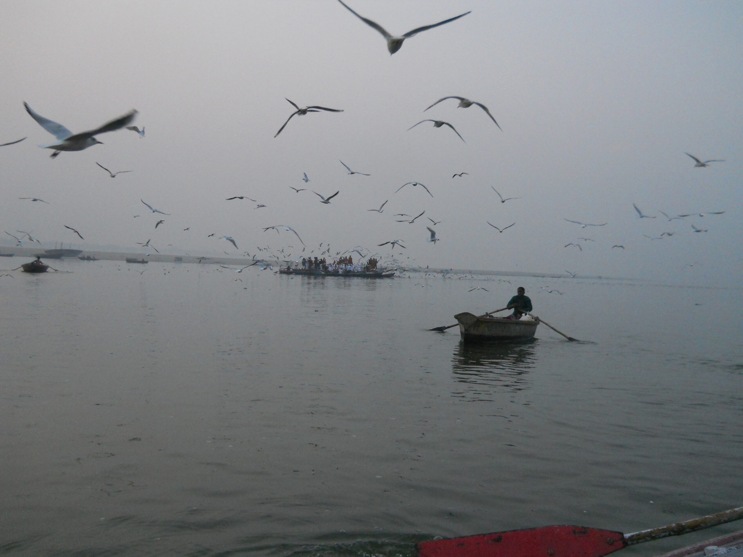 The Ganges sacred river in Varanasi, Land of Shiva