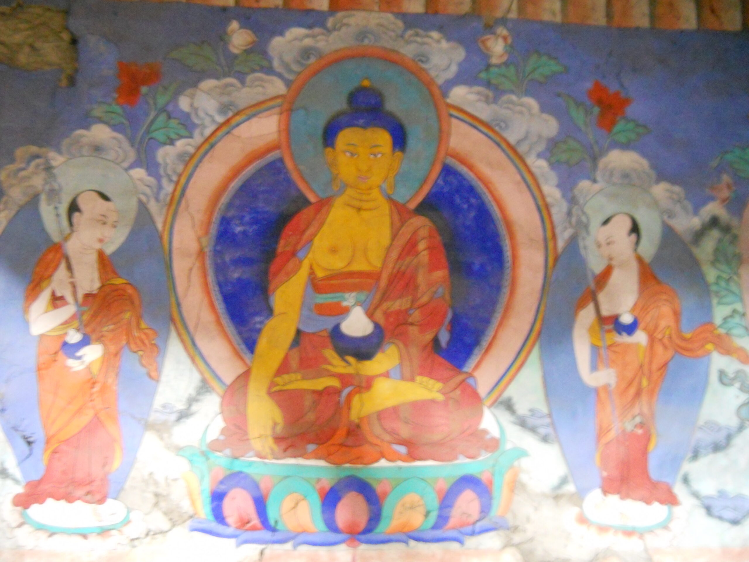 Ladakh: see thousands of original ancient buddhist murals with all characters, creatures -- plus galactic evidence of other life forms that were here